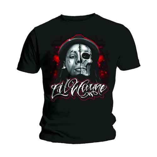 Lil Wayne Skull Sketch Mens T Shirt