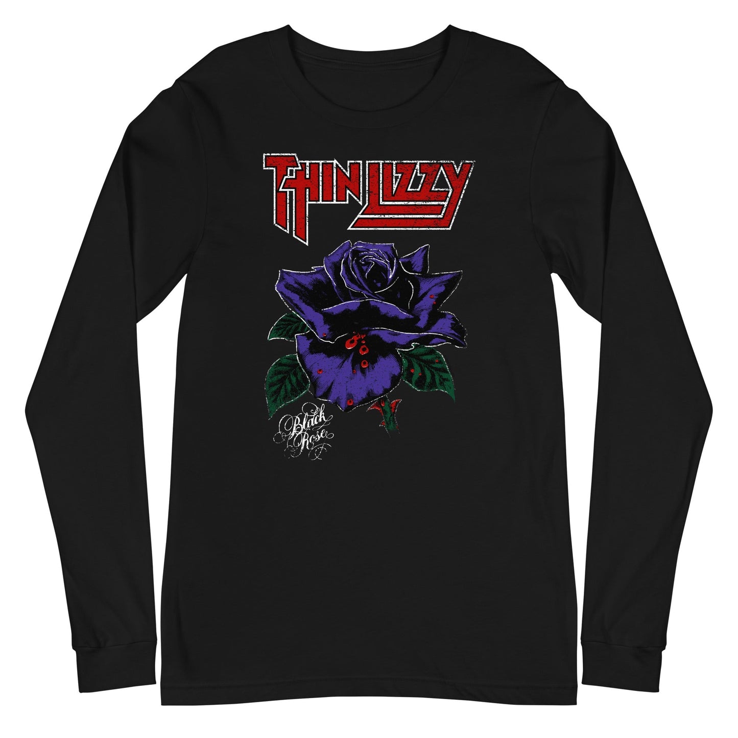 Thin Lizzy - Purple Rose Long Sleeve Shirt