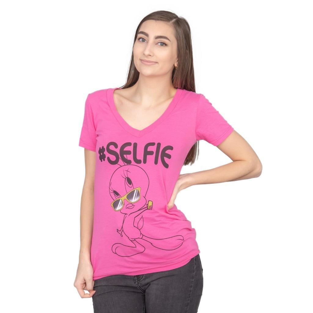 Looney Tunes Tweety #Selfie T Shirt