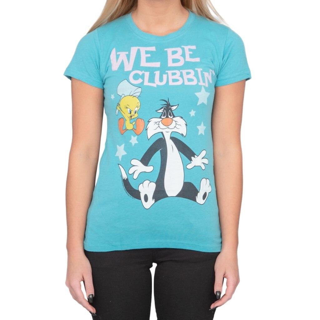 Looney Tunes We Be Clubbin' Sylvester And Tweety T Shirt