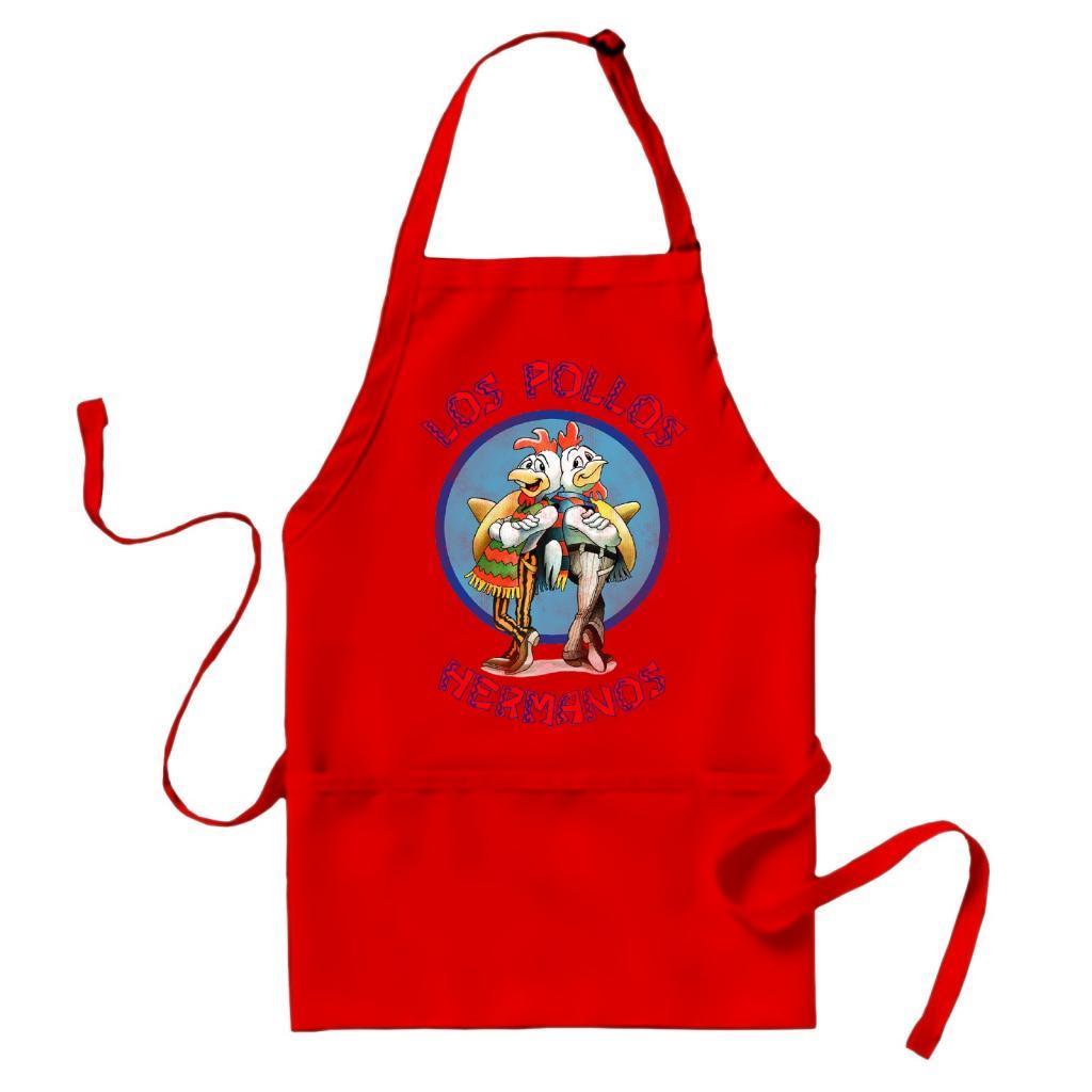 Los Pollos Hermanos Logo Red Apron