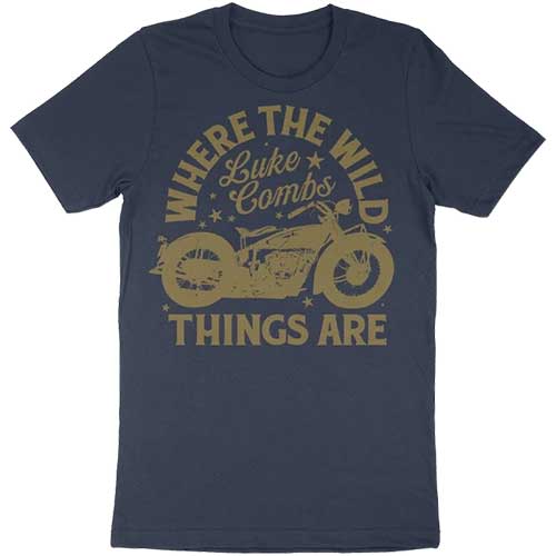Luke Combs Tour '23 Where The Wild Things Are Mens T Shirt