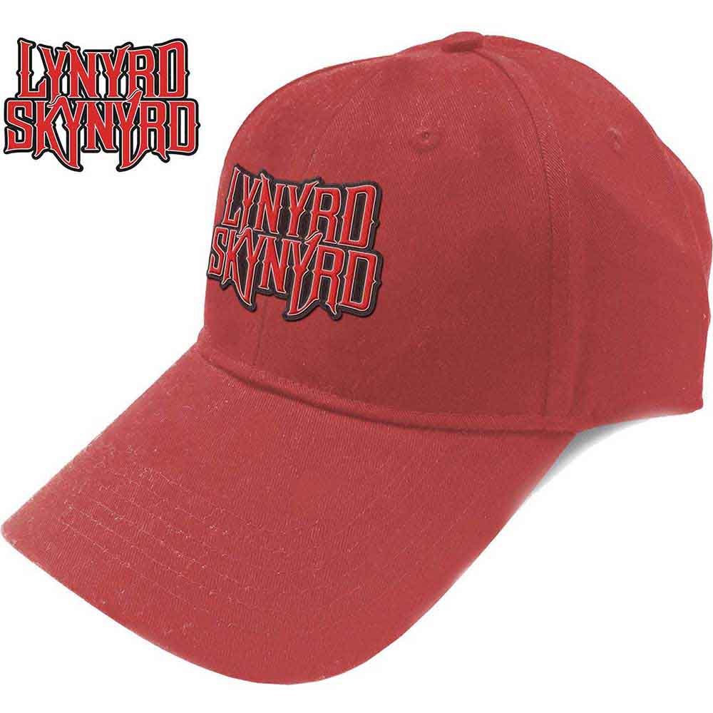 Lynyrd Skynyrd Logo Hat Red