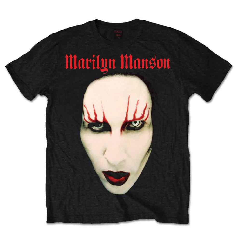 Marilyn Manson Red Lips Mens T Shirt