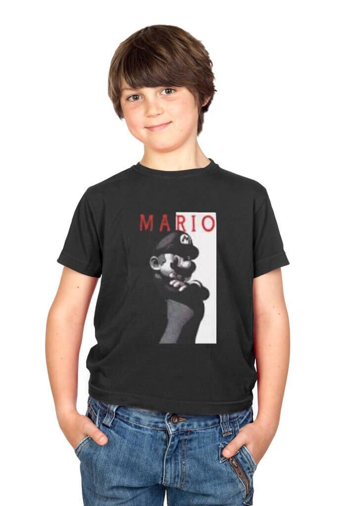 Mario Scarface Parody T Shirt