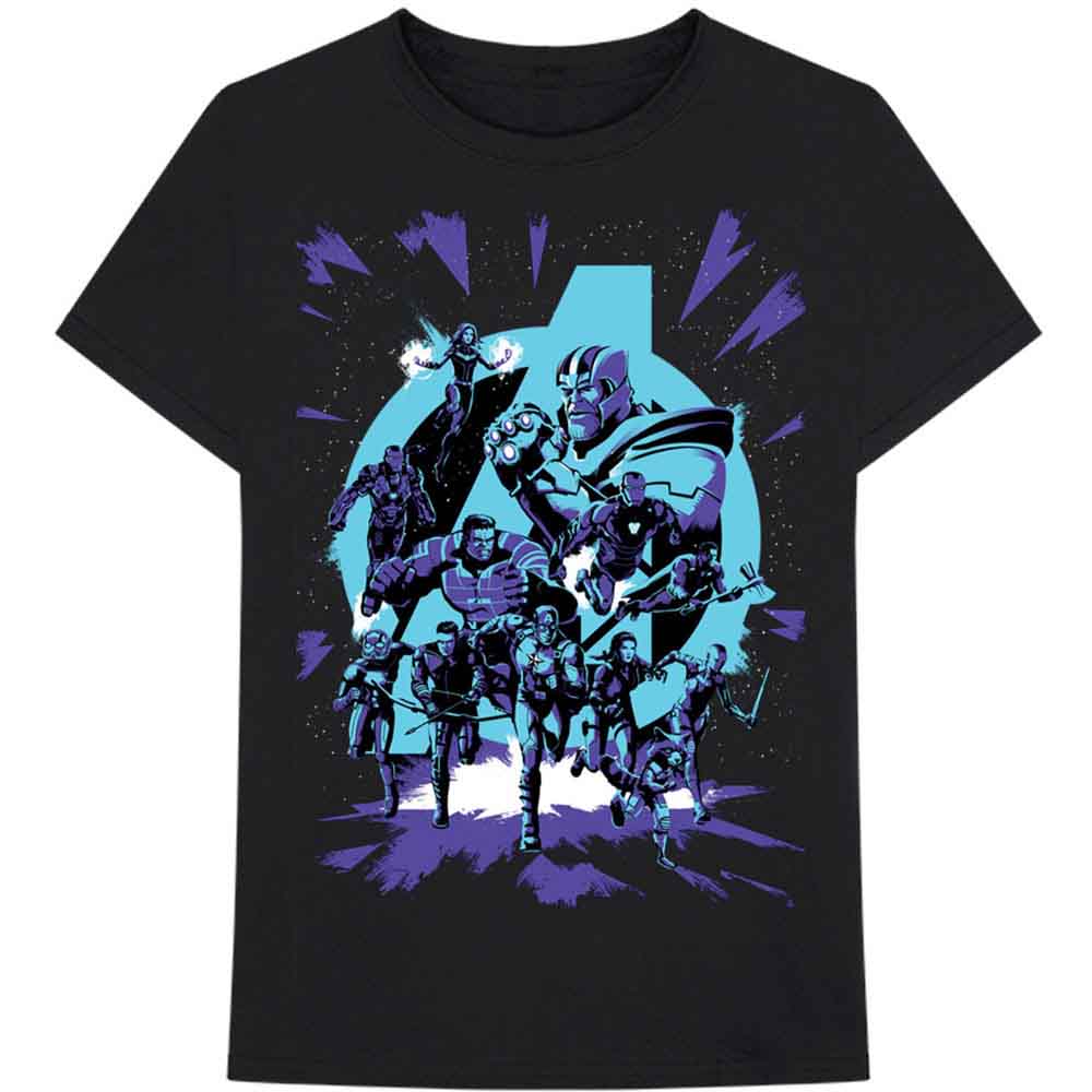 Marvel Comics Avengers Group Mens T Shirt