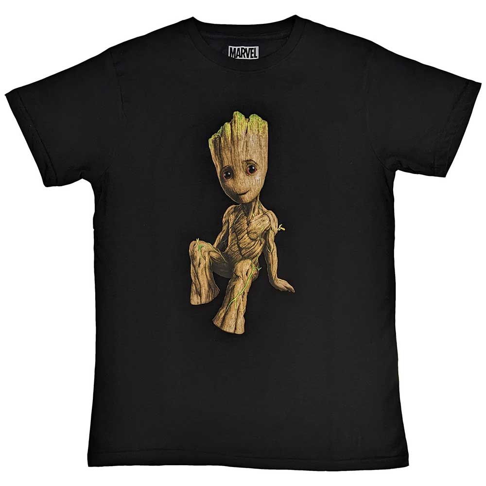 Marvel Comics Guardians of the Galaxy Groot Perch Mens T Shirt