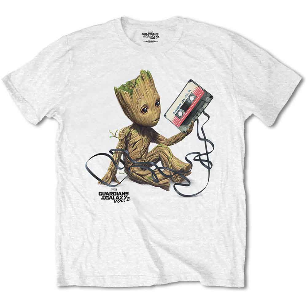 Marvel Comics Guardians of the Galaxy Groot with Tape Mens T Shirt