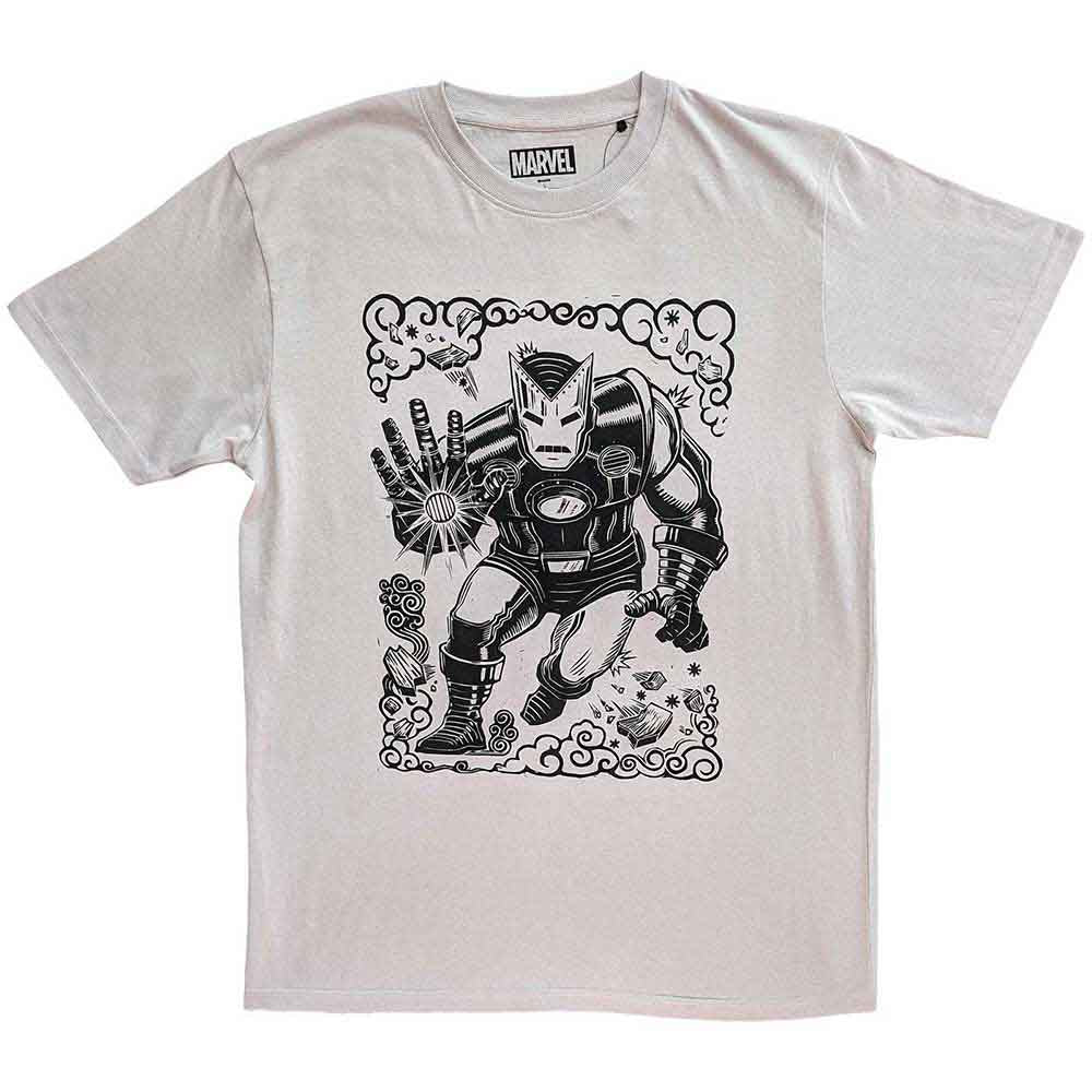 Marvel Comics Iron Man Sketch Mens T Shirt