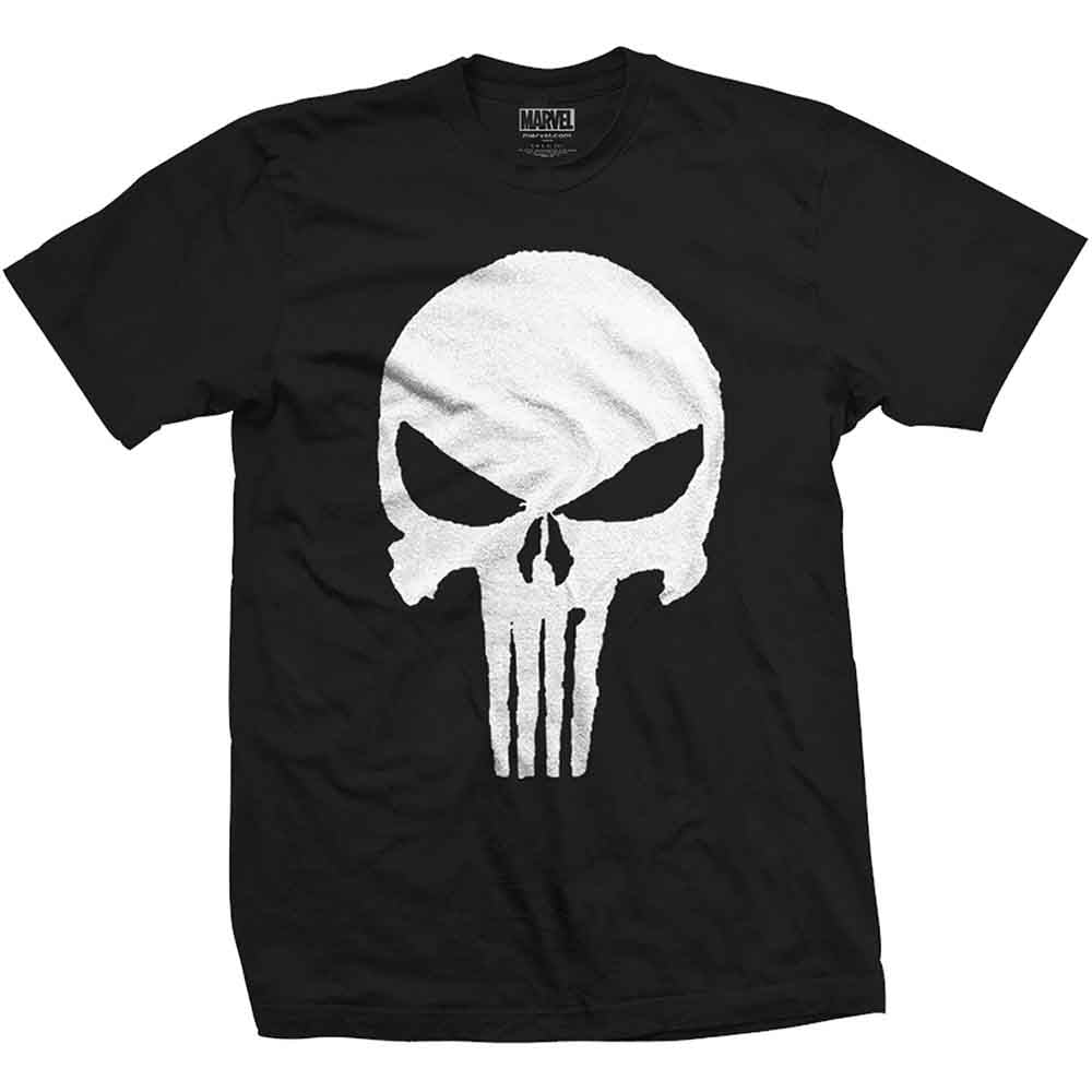 Marvel Comics Punisher Jagged Skull Mens T Shirt