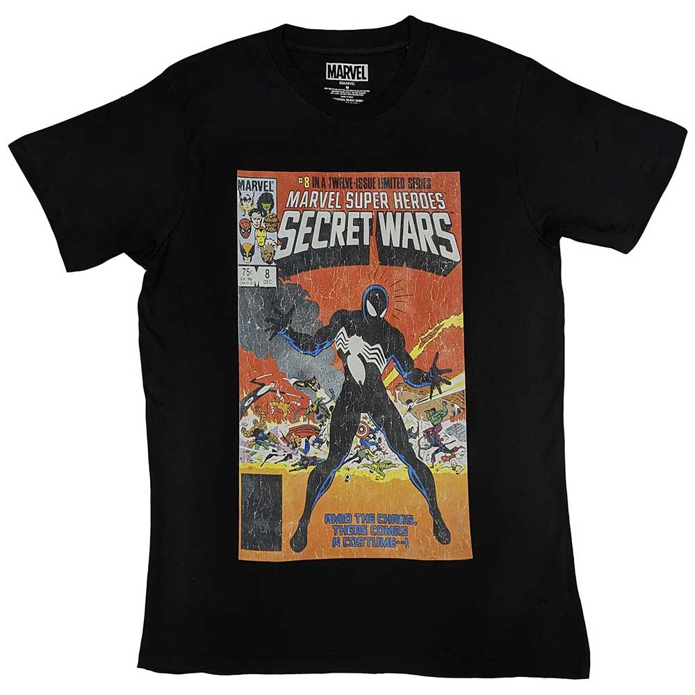 Marvel Comics Spiderman Secret Wars Mens T Shirt