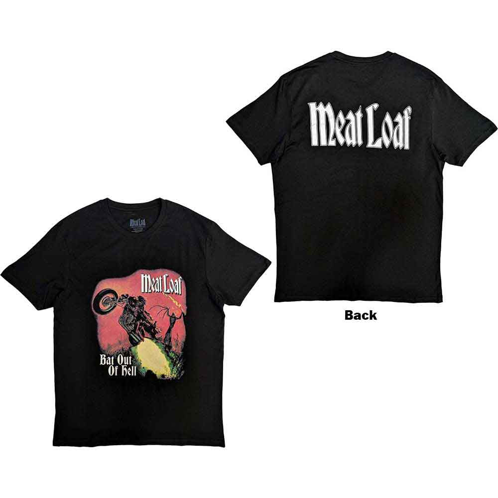 Meat Loaf Bat Out Of Hell Cover Mens T Shirt