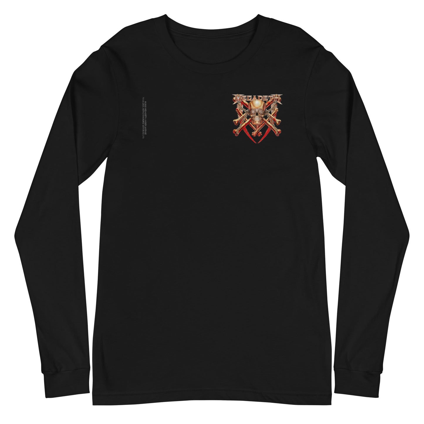 Megadeth - Crossed Bones Long Sleeve Shirt