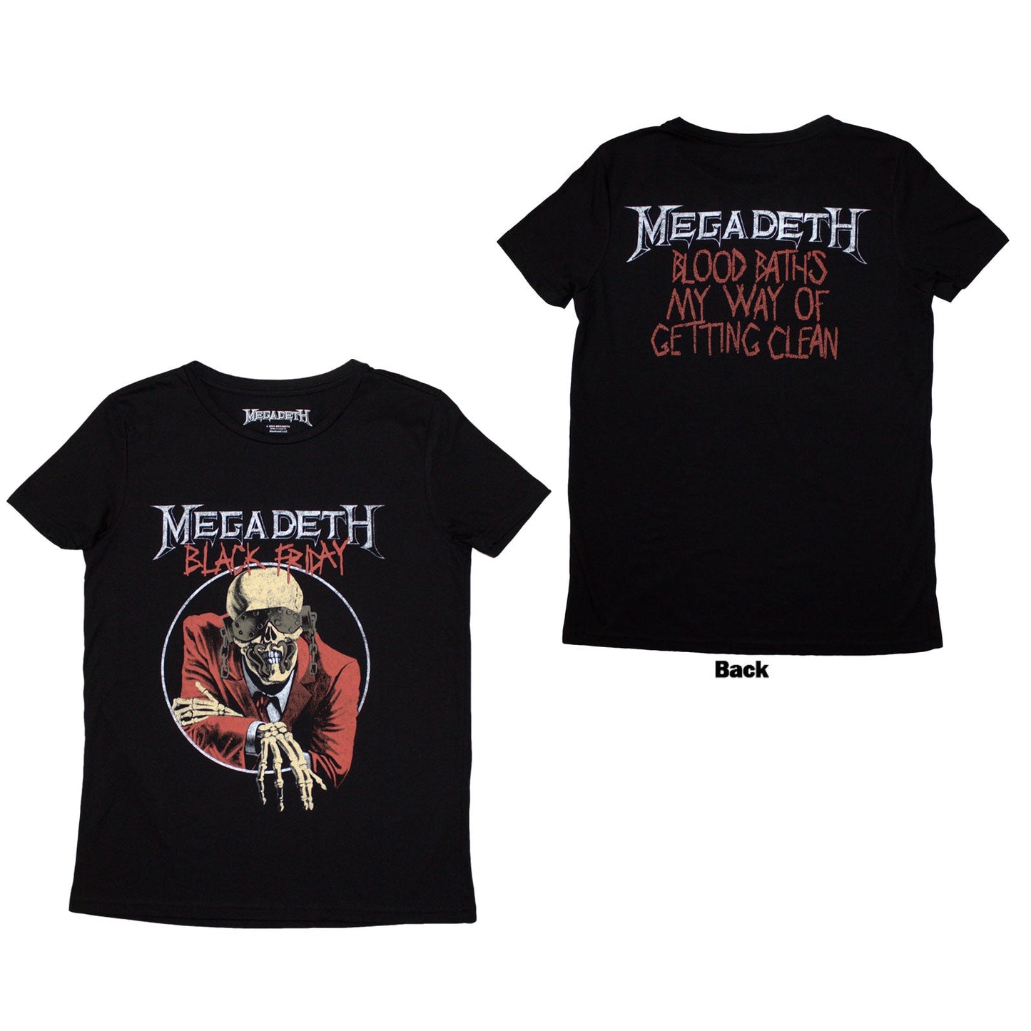 Megadeth Black Friday Womens T Shirt