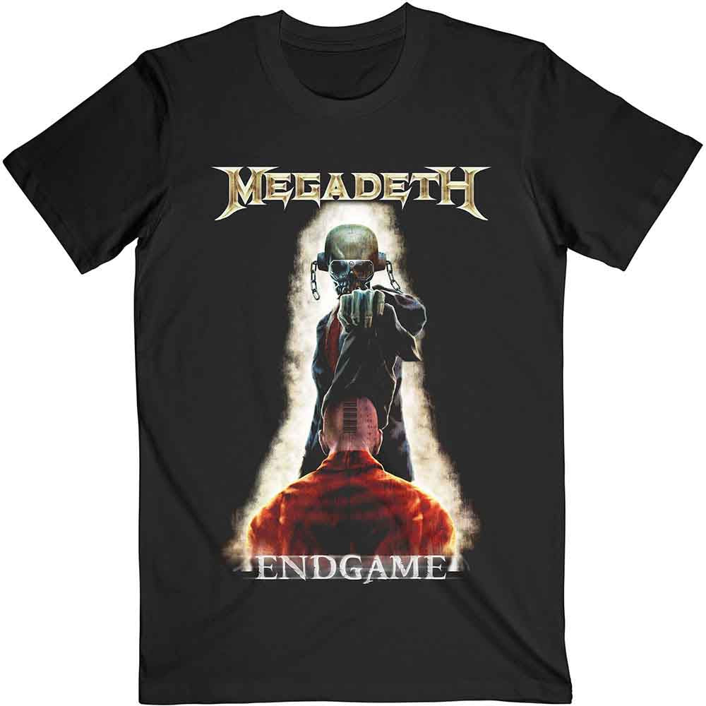 Megadeth Vic Removing Hood Mens T Shirt