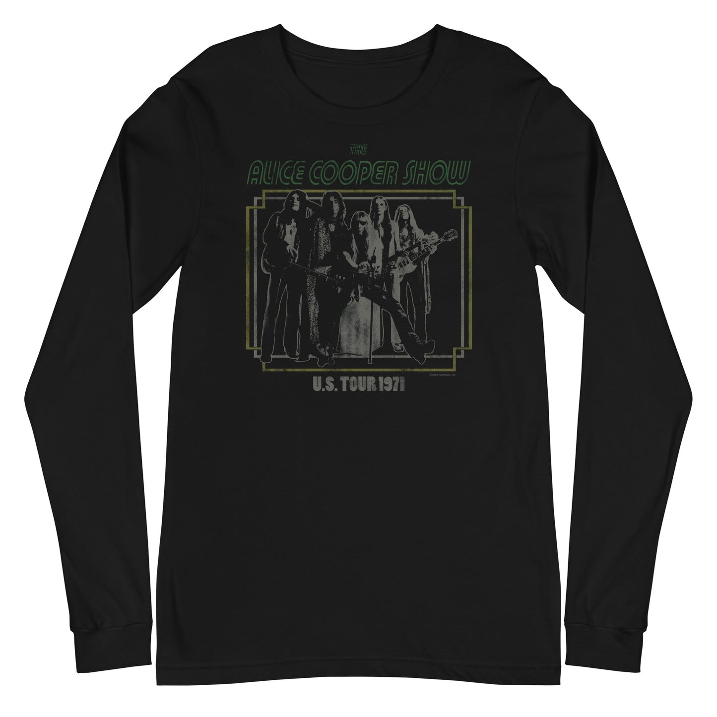 Alice Cooper - 1971 US Tour Long Sleeve Shirt
