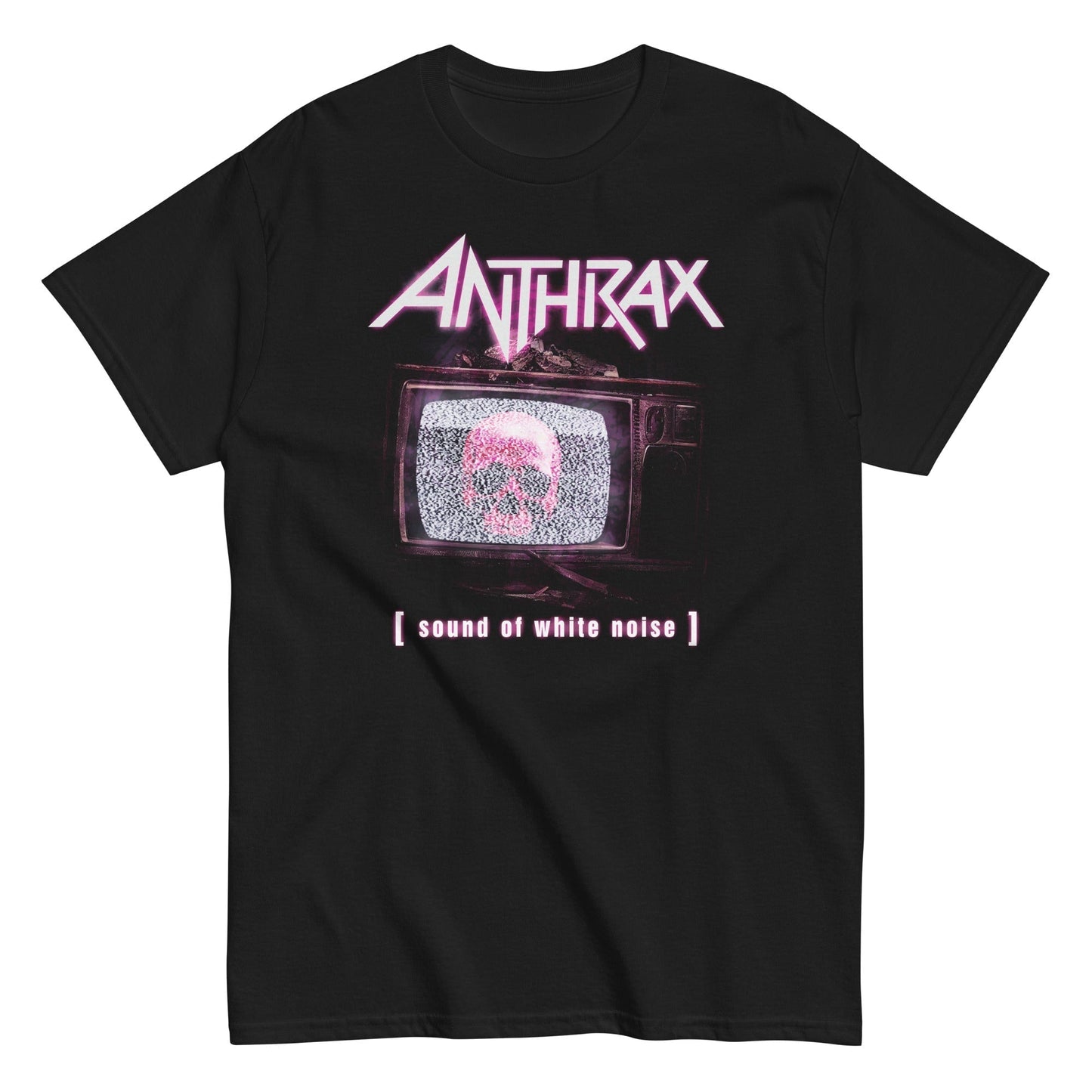 Anthrax - Skull TV Mens T Shirt