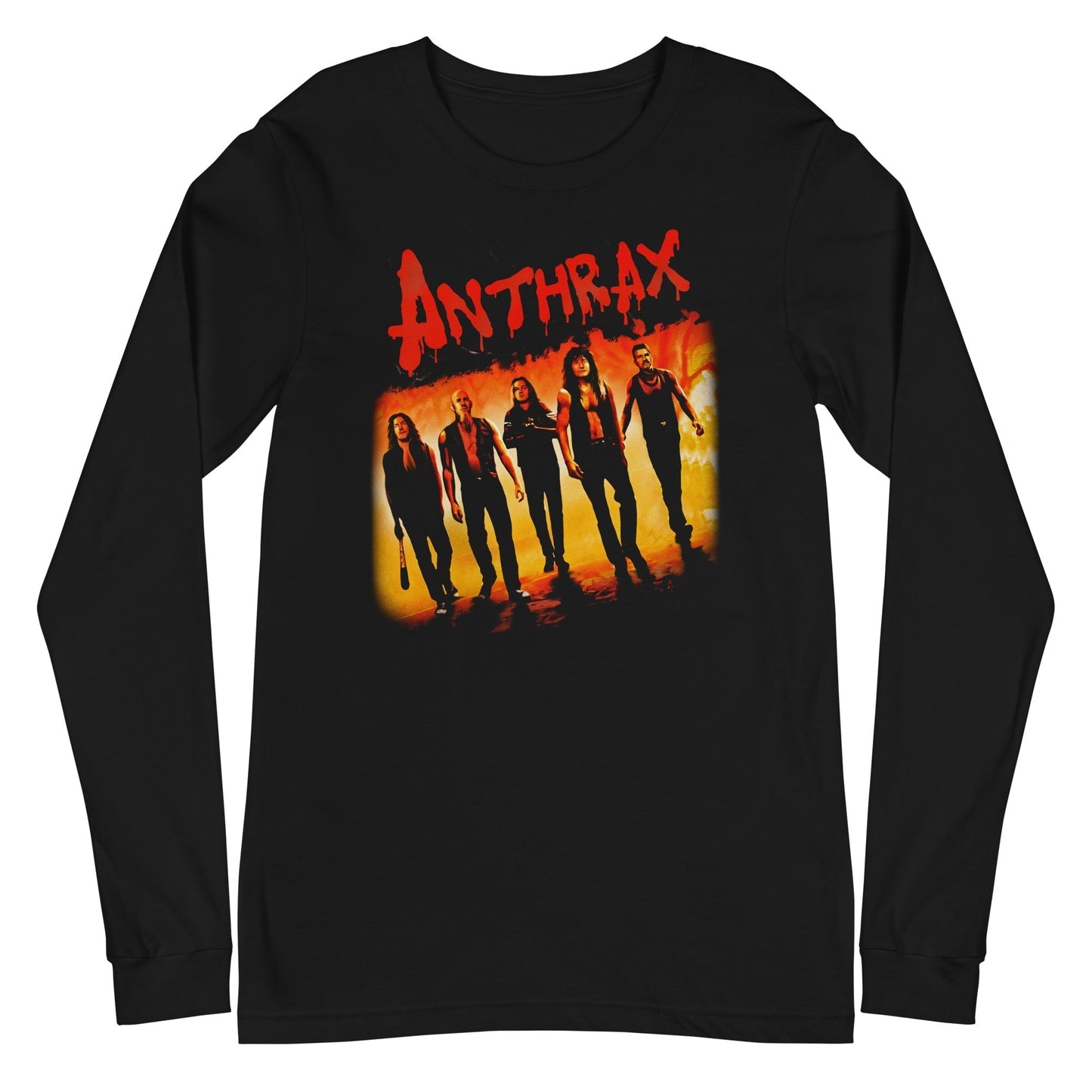 Anthrax - Slanted Band Long Sleeve Shirt