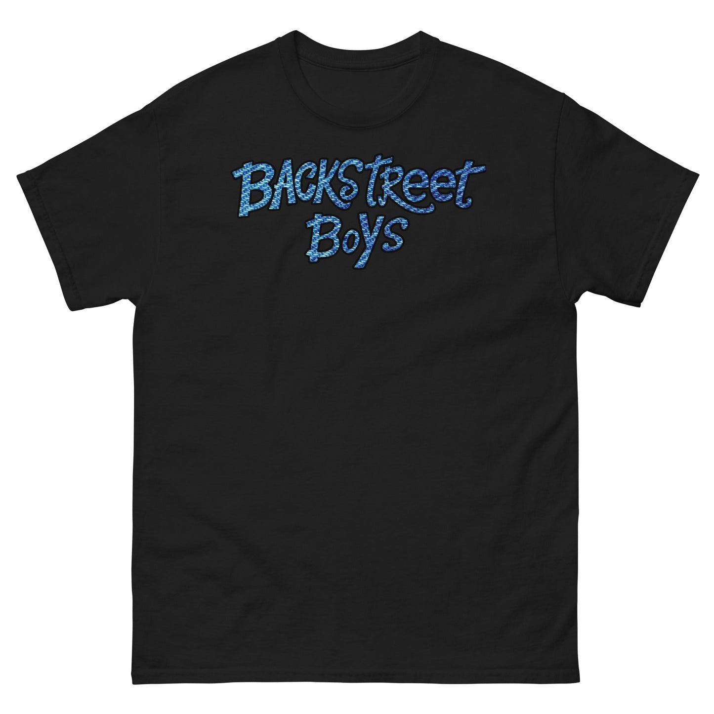 Backstreet Boys - Striped Logo Mens T Shirt