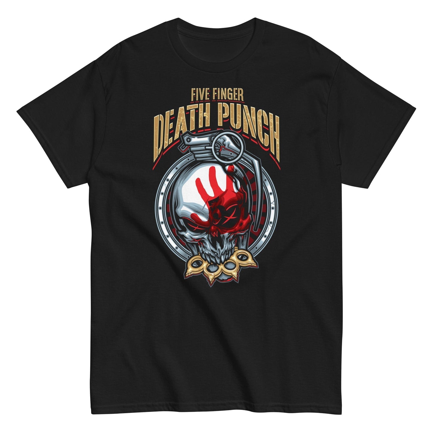 Five Finger Death Punch - Brass Knuckle Mens T Shirt