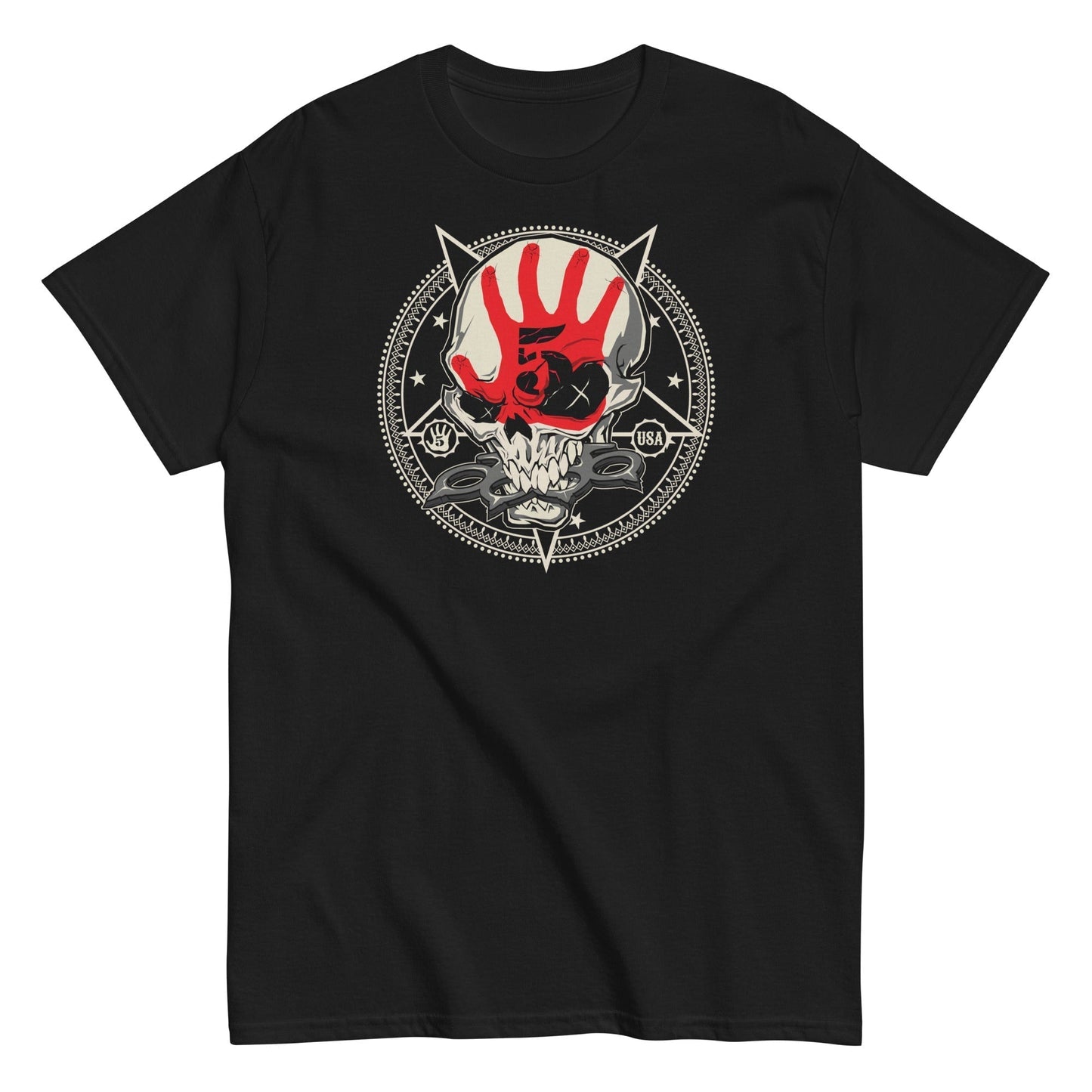 Five Finger Death Punch - Circle Logo Mens T Shirt