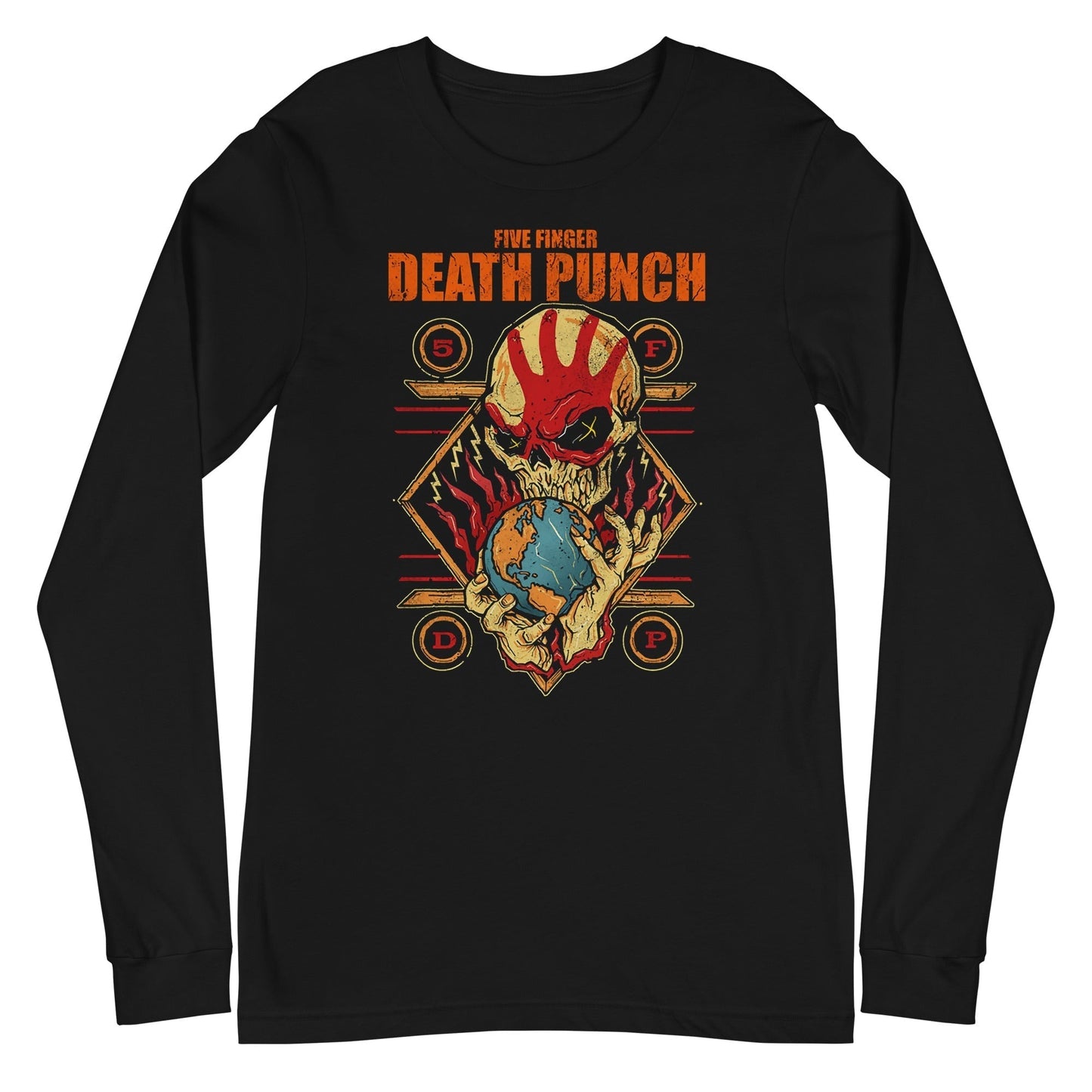 Five Finger Death Punch - Hand Skull Logo Long Sleeve Shirt