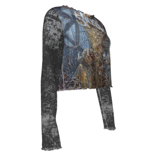 Ghost Chapel Women's Mesh Top T Shirt