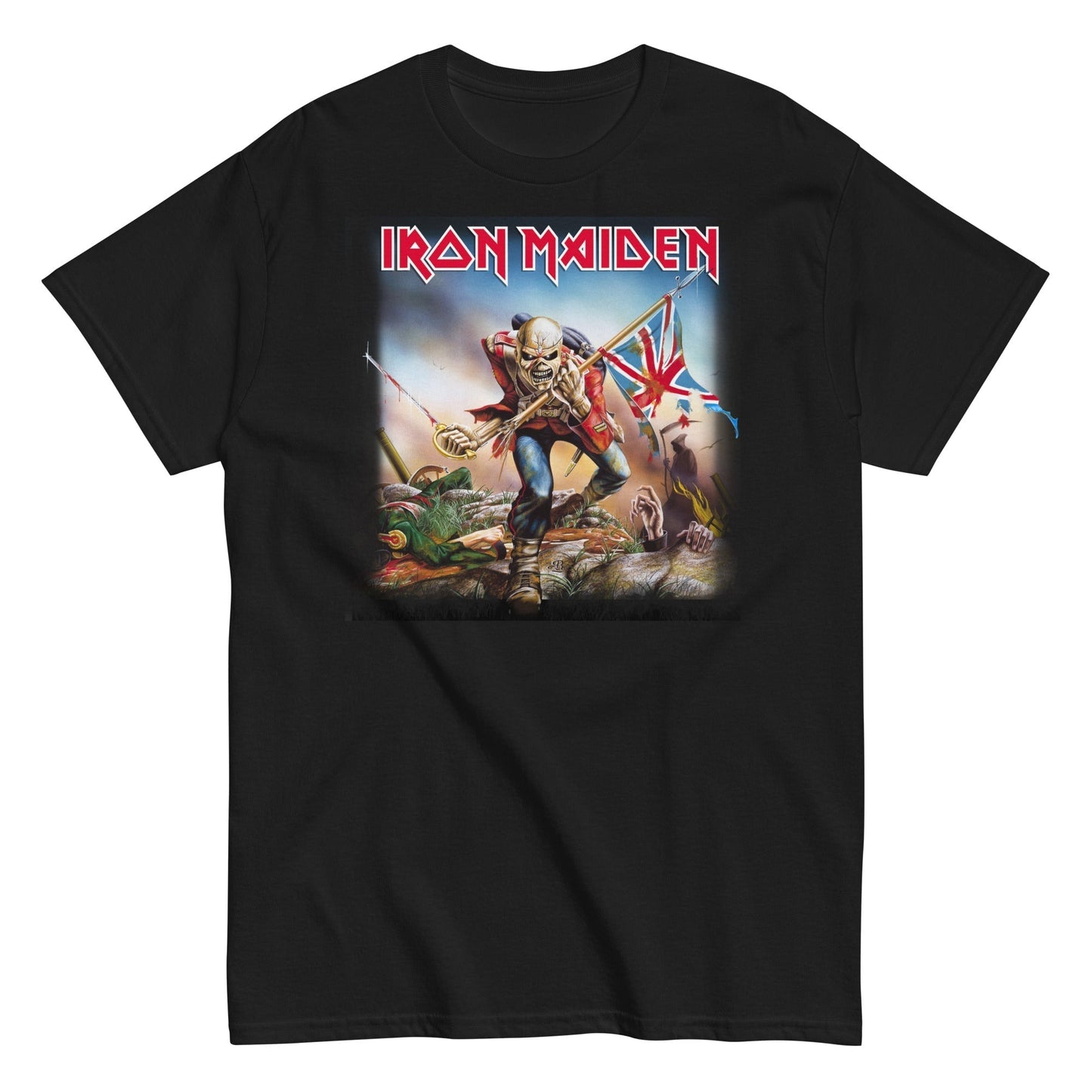 Iron Maiden - Flag Mens T Shirt