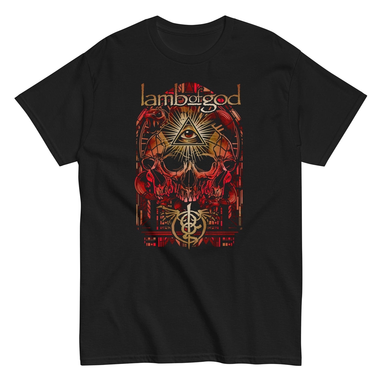 Lamb of God - Providence Skull Mens T Shirt