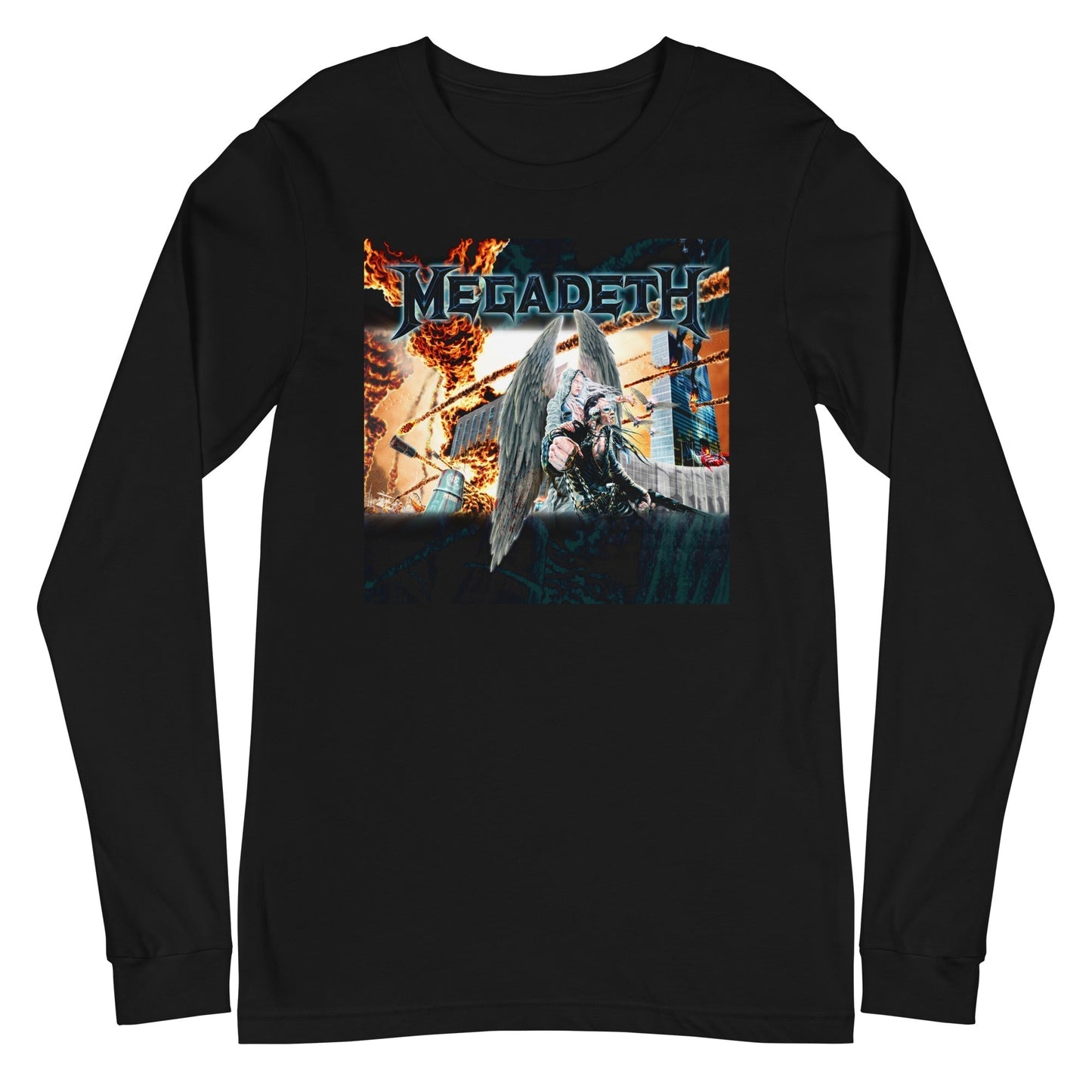 Megadeth - Angel Flames Long Sleeve Shirt