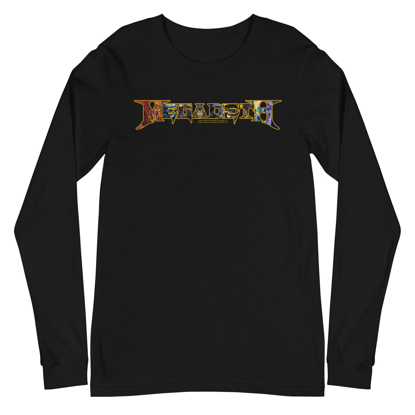 Megadeth - Vic Lettered Logo Long Sleeve Shirt