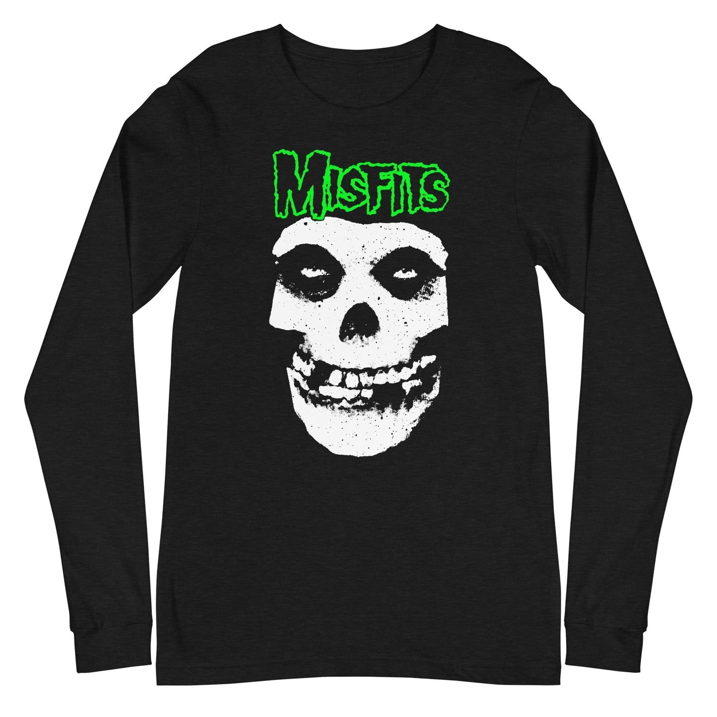 Misfits - Green Skull Long Sleeve Shirt