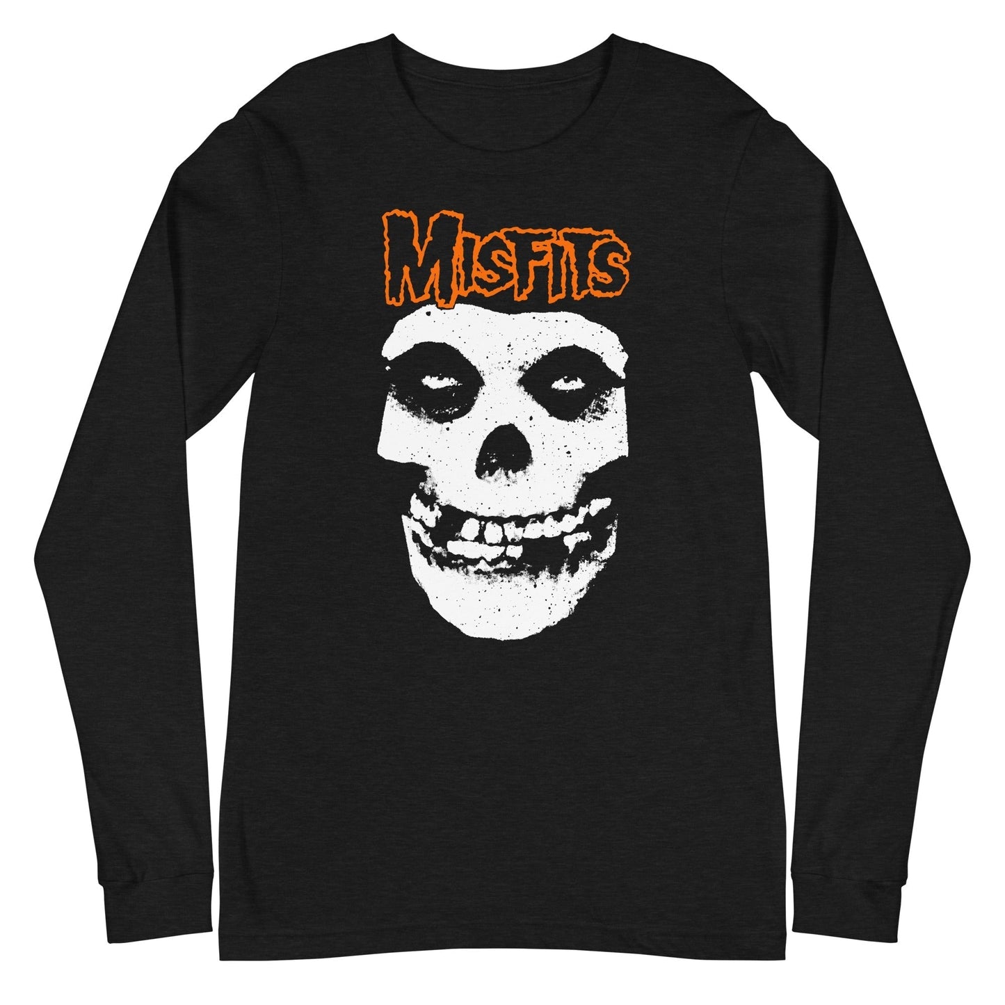 Misfits - Orange Skull Long Sleeve Shirt