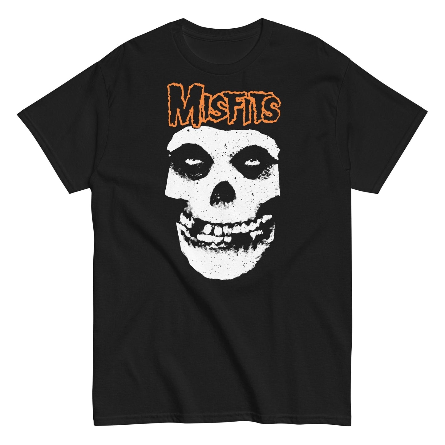 Misfits - Orange Skull Mens T Shirt