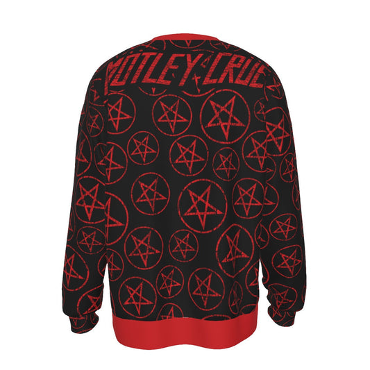 Motley Crue Pentagram All Over Print Sweatshirt