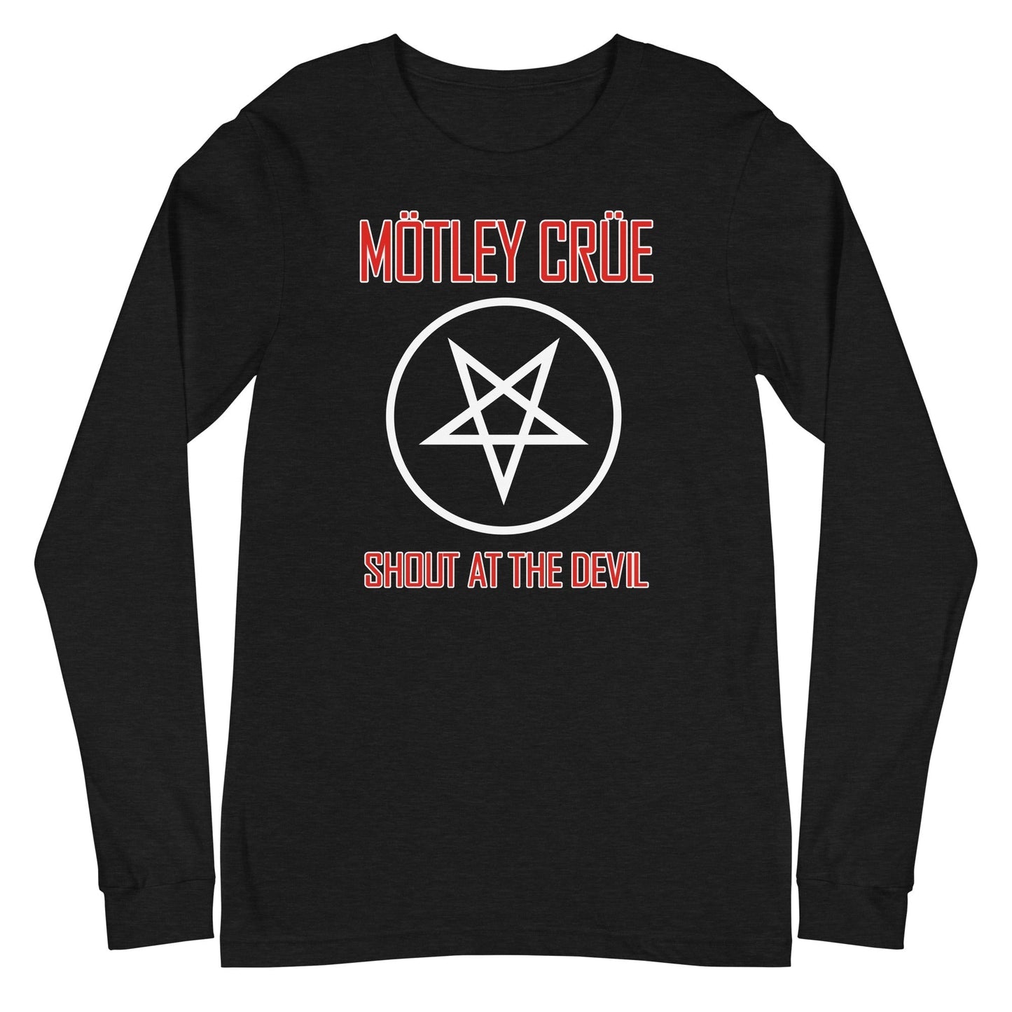 Motley Crue - Pentagram Shout Long Sleeve Shirt