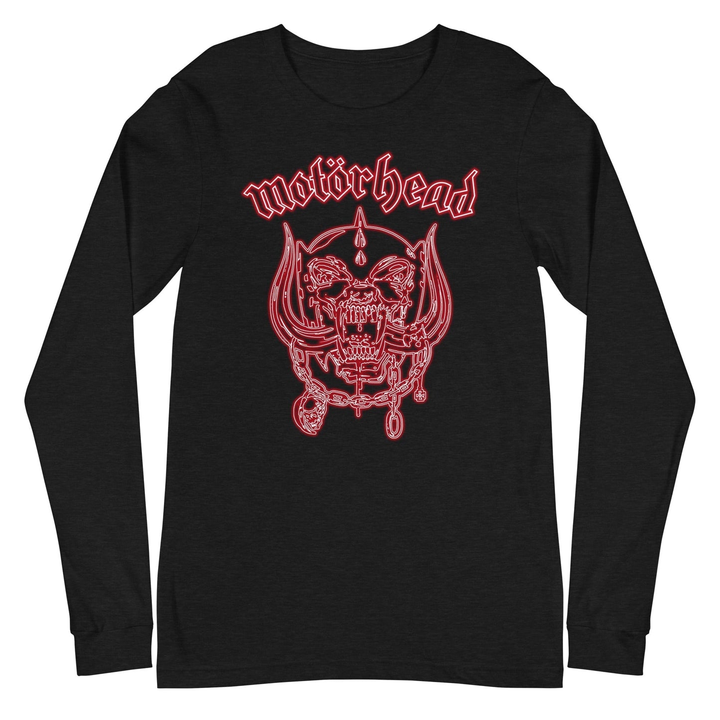 Motorhead - Neon Red Warpig Long Sleeve Shirt