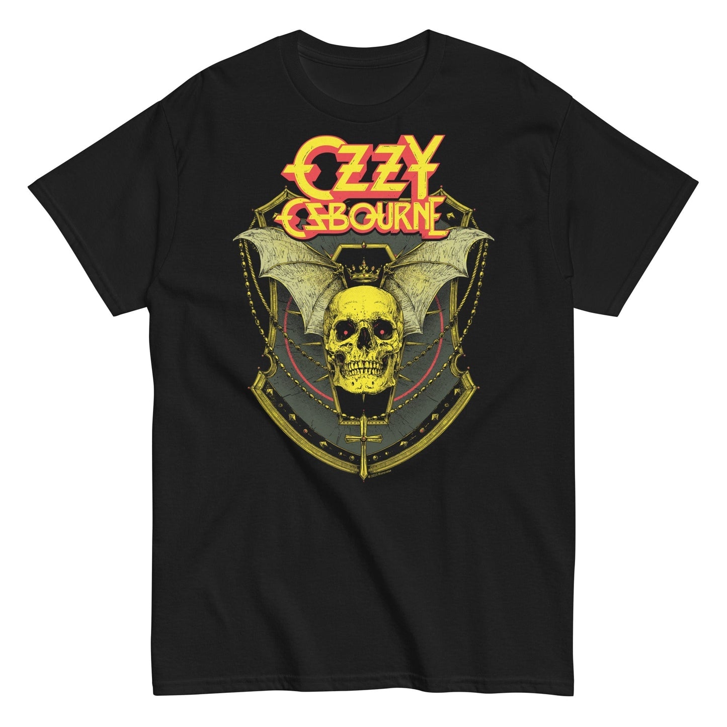 Ozzy Osbourne - Bat Skull Mens T Shirt