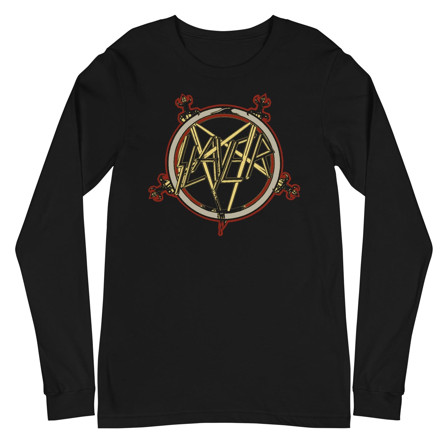 Slayer - Pentagram Logo Long Sleeve Shirt