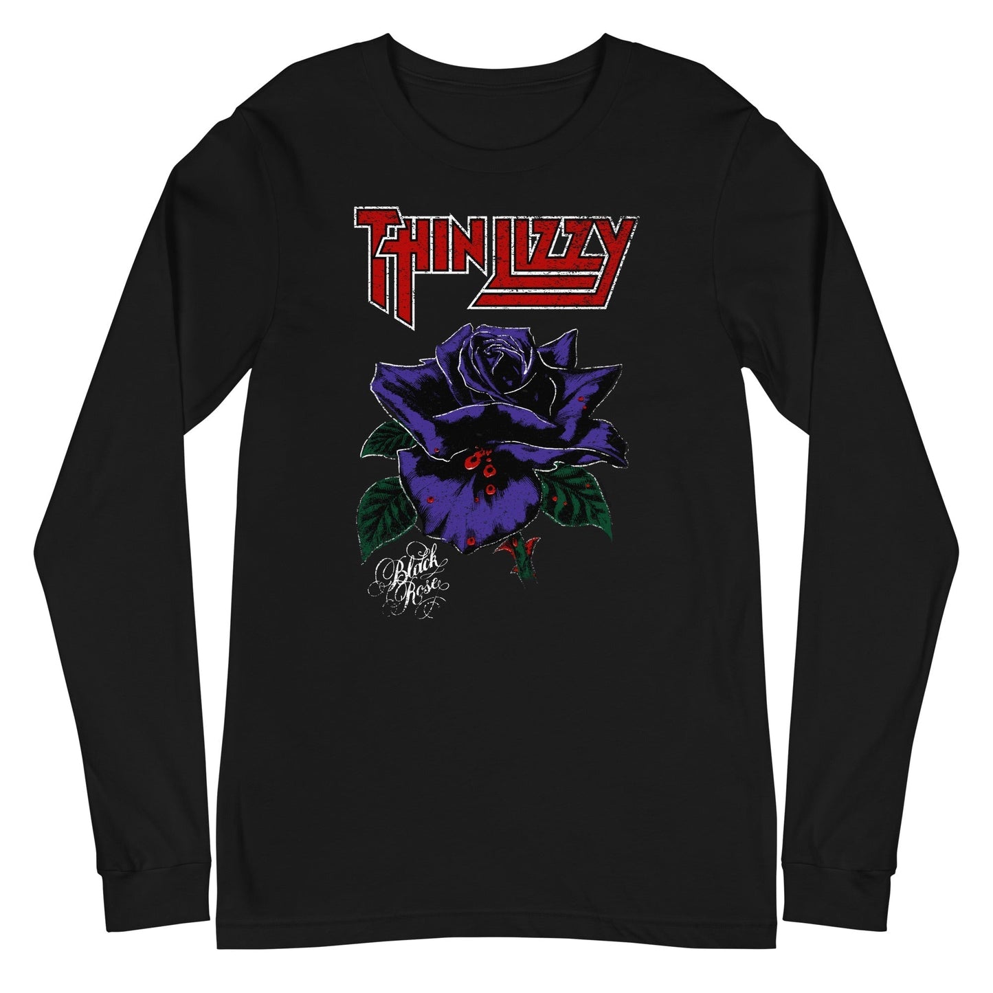 Thin Lizzy - Purple Rose Long Sleeve Shirt