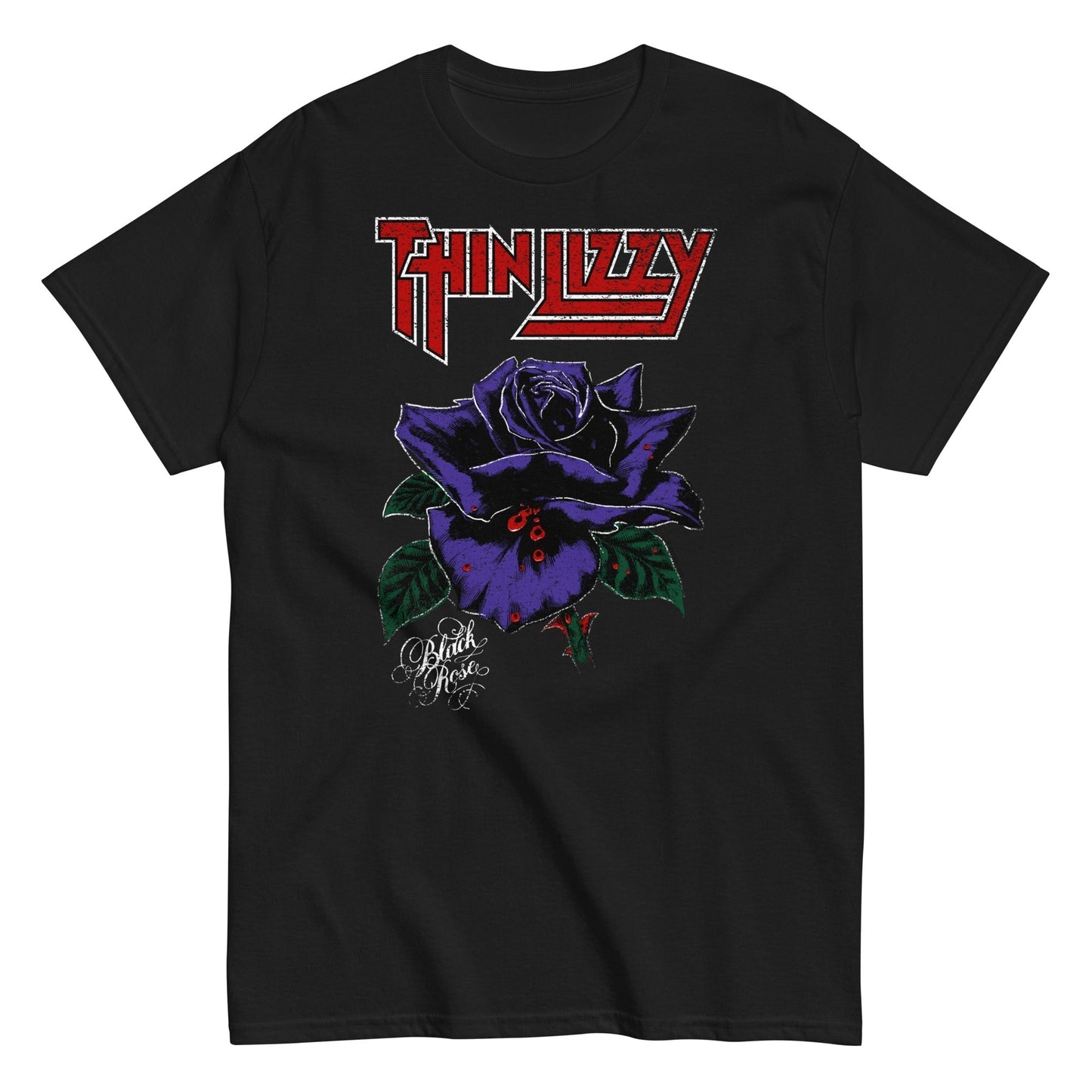 Thin Lizzy - Purple Rose Mens T Shirt