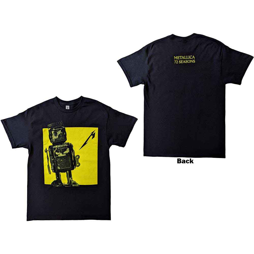Metallica 72 Seasons Burnt Robot Mens T Shirt