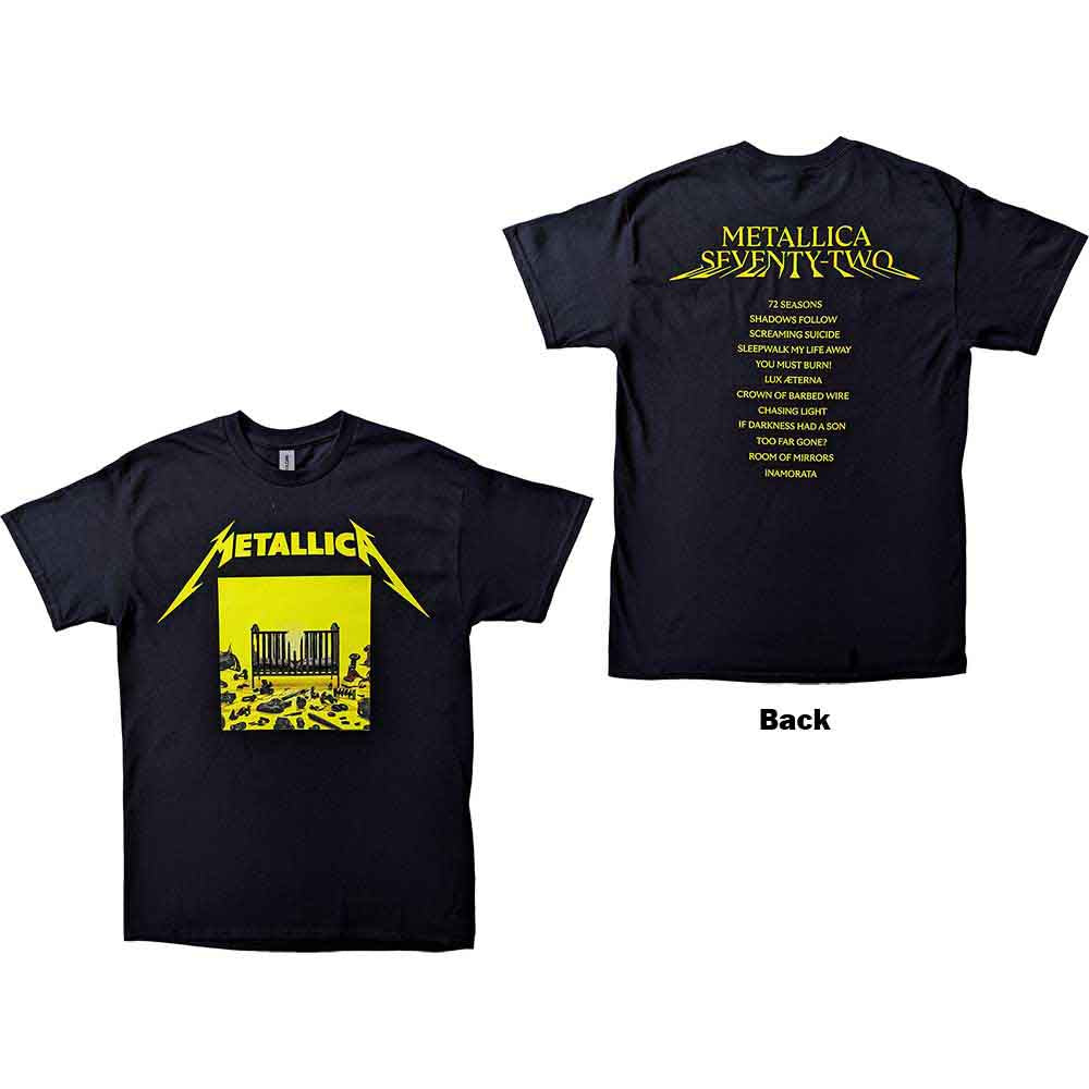 Metallica 72 Seasons Squared Cover Mens T Shirt