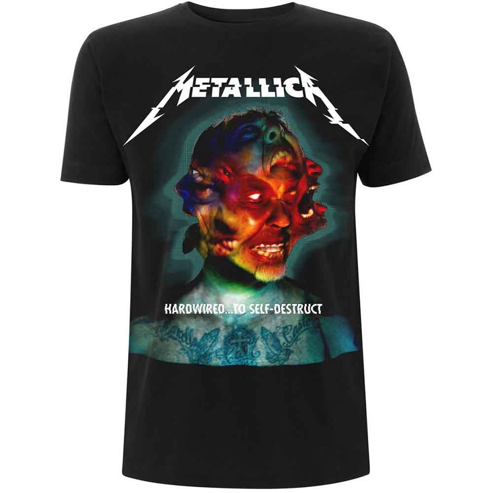 Metallica Hardwired Album Cover Mens T Shirt
