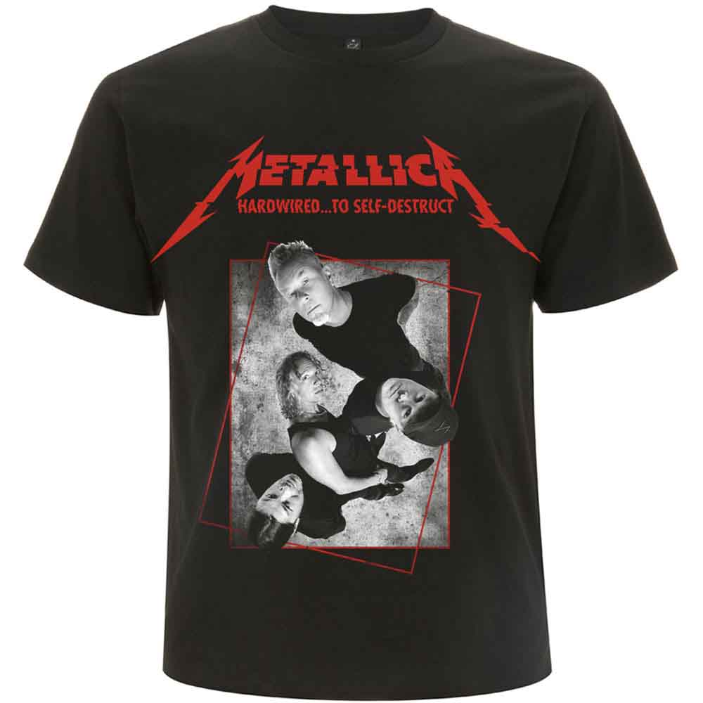 Metallica Hardwired Band Concrete Mens T Shirt