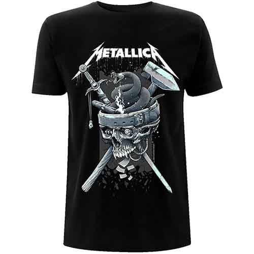Metallica History White Logo Mens T Shirt