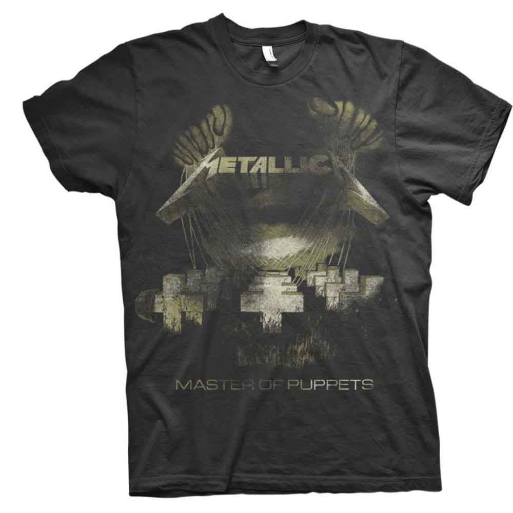 Metallica Master of Puppets Distressed Mens T Shirt