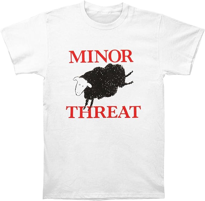 Minor Threat Black Sheep Mens T Shirt White