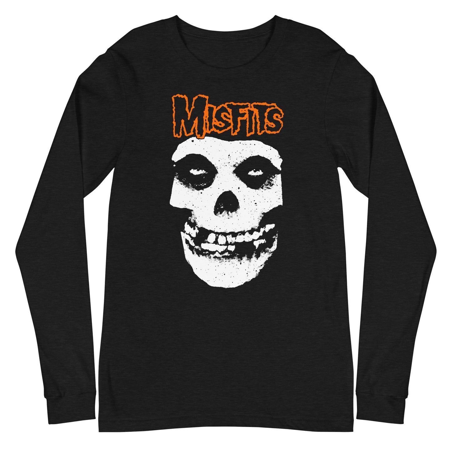 Misfits - Orange Skull Long Sleeve Shirt