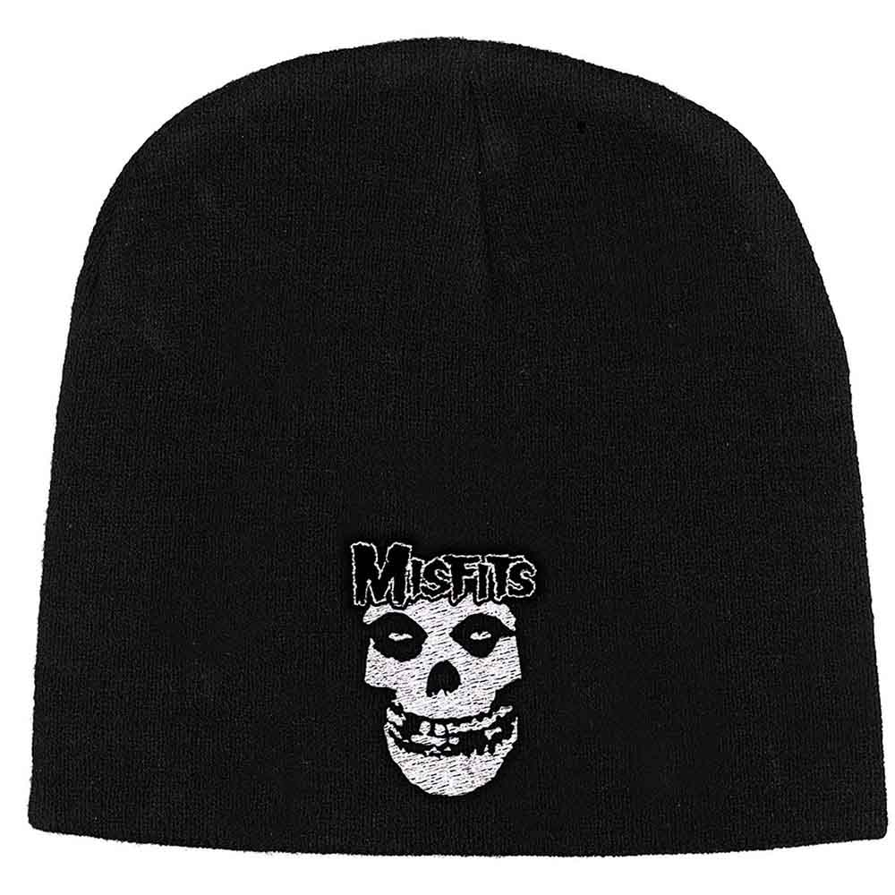 Misfits Logo & Fiend Beanie Hat Black